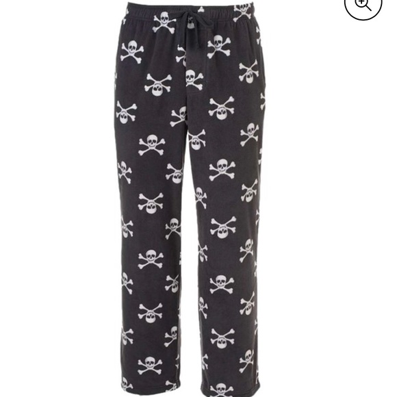 croft u0026 barrow | Pants | Skull And Crossbones Fleece Pajama Pants Sz 3xlt |  Poshmark